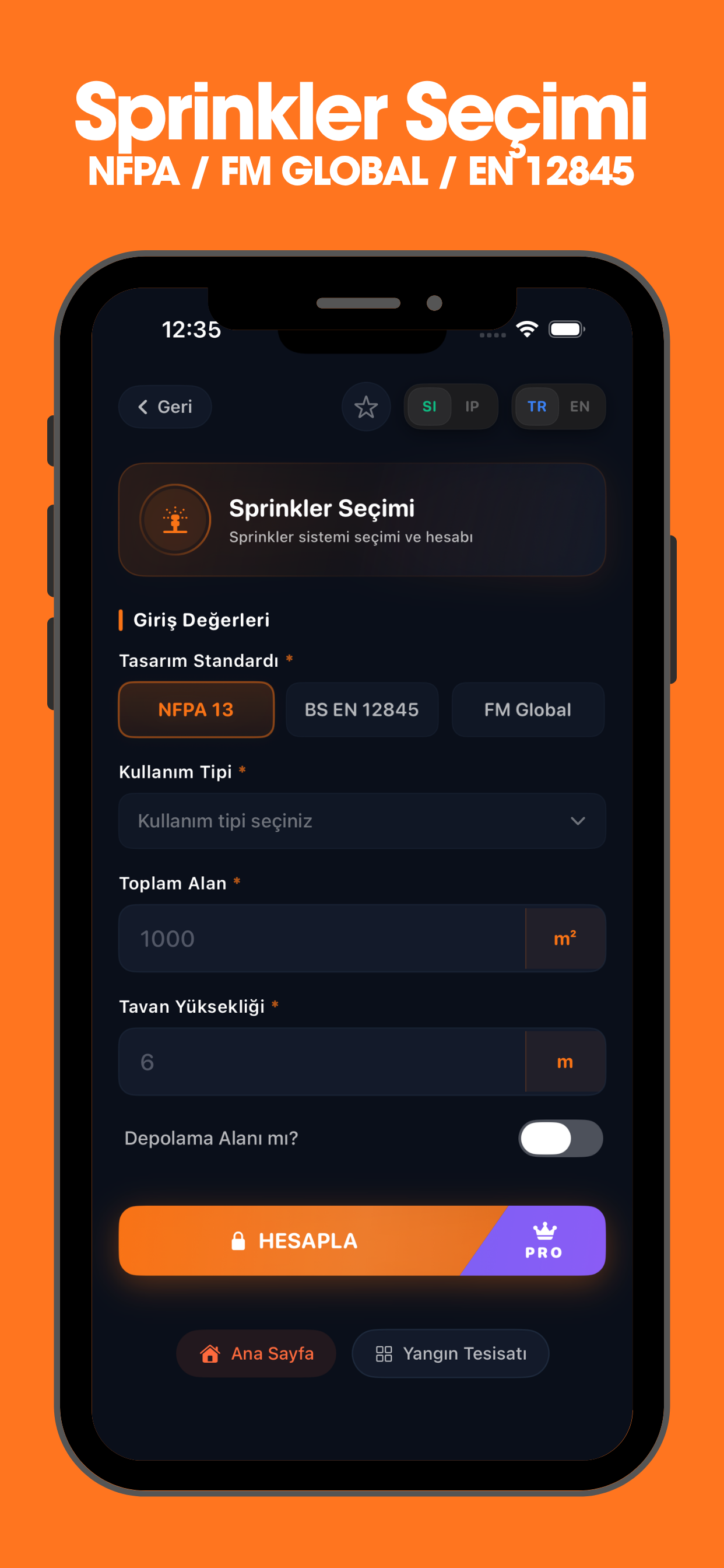 Sprinkler Calculation